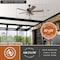 Vaxcel Clybourn Farmhouse Industrial 52 inch Bronze Ceiling Fan with Wire Cage LED Light Kit F0042 - alternate 5
